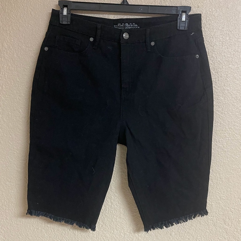 Wild Fable high rise black denim shorts